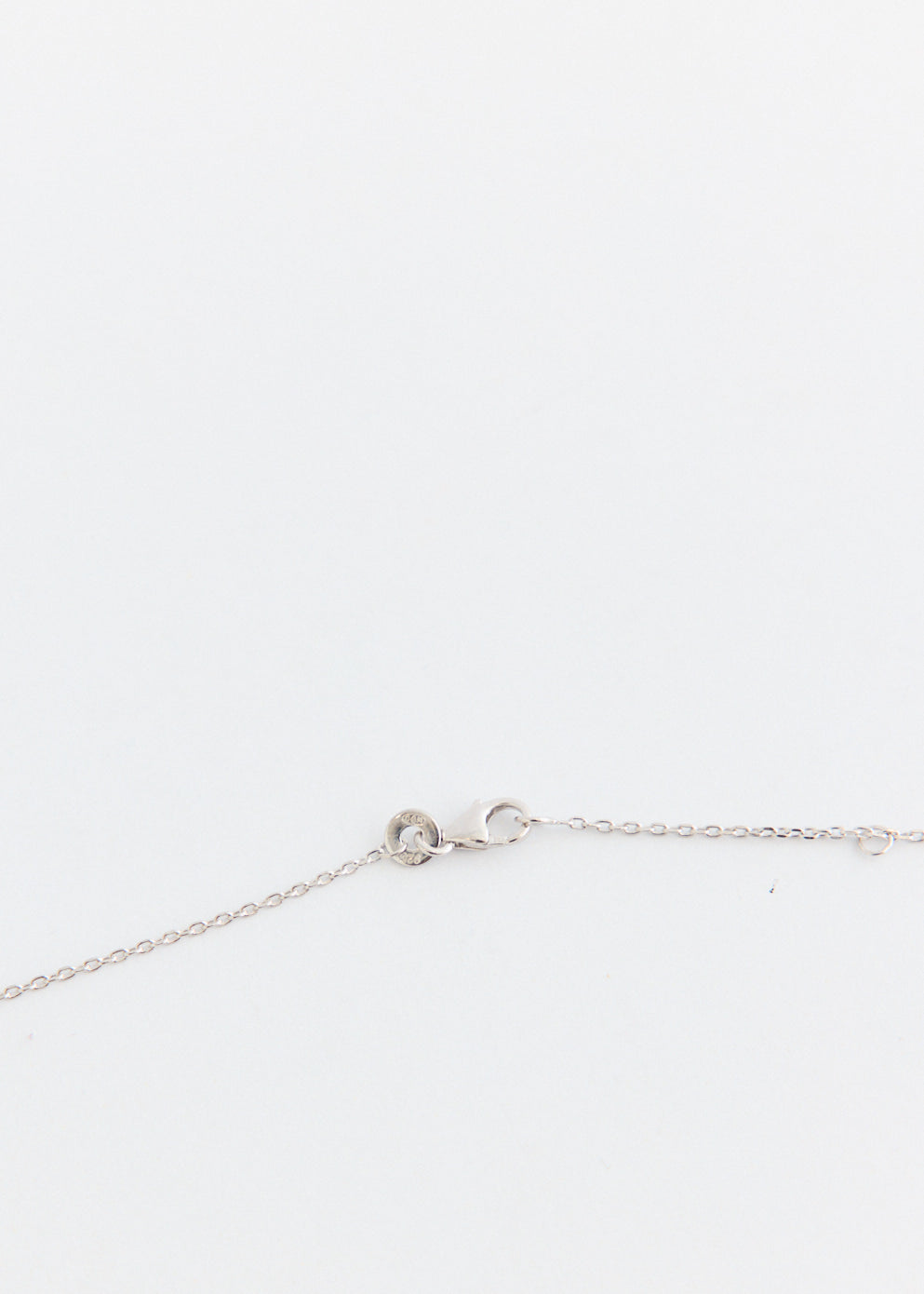 Silver Rain Drop Necklace