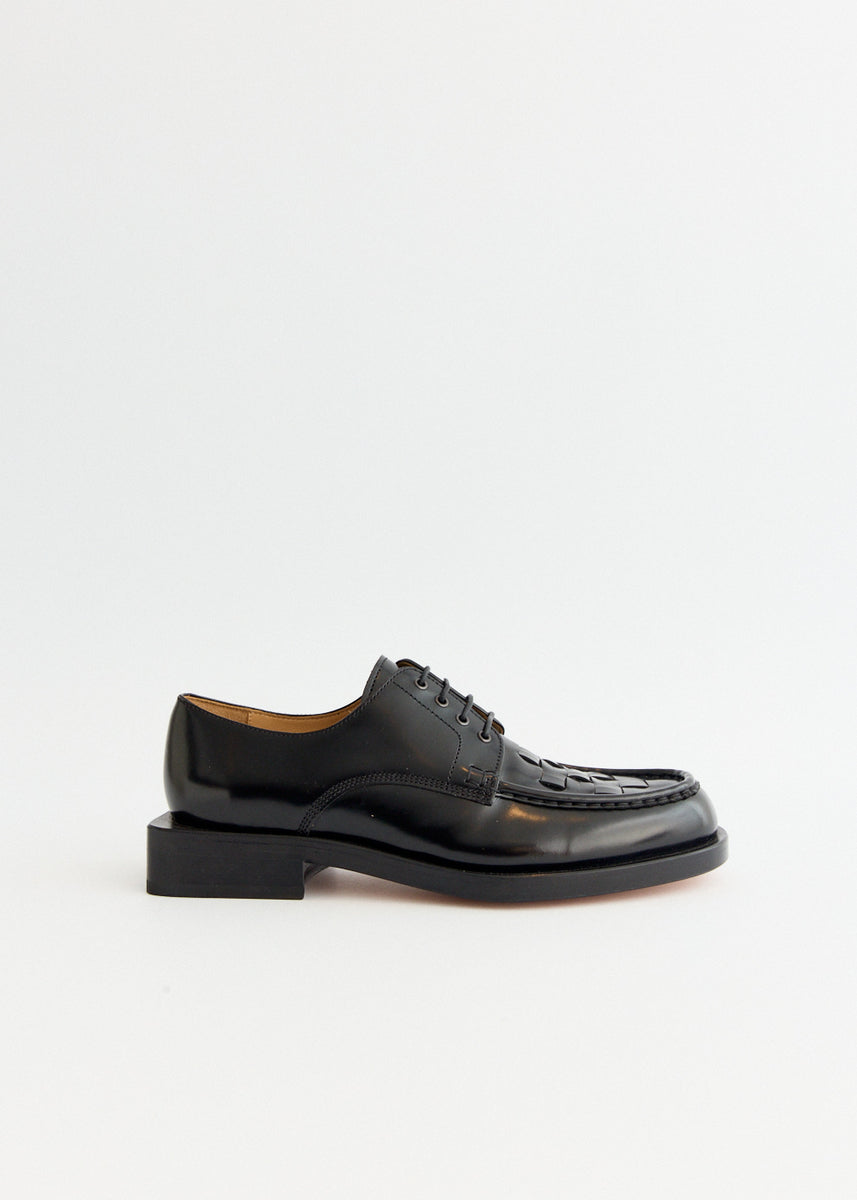 サンダル JACQUEMUS Les Derbies Tressees Black Les Derbies Tressees