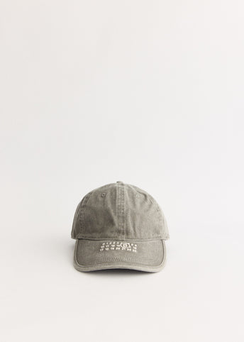 Grey Washed Label Hat