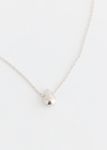 Silver Rain Drop Necklace