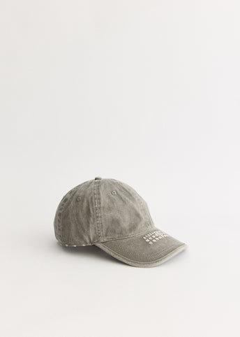 Grey Washed Label Hat