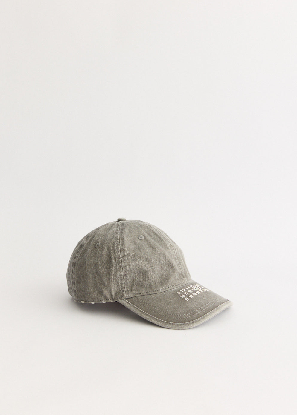 Grey Washed Label Hat