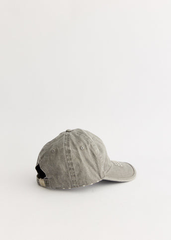 Grey Washed Label Hat