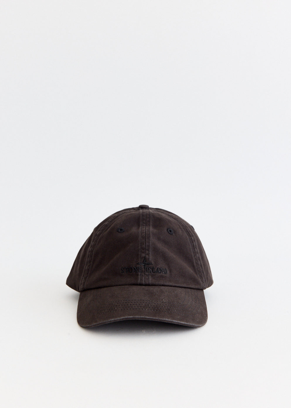 Brushed Cotton Gabardine Tonal Logo Cap