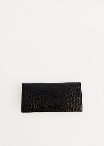 T-Lock Croco-Embossed Wallet