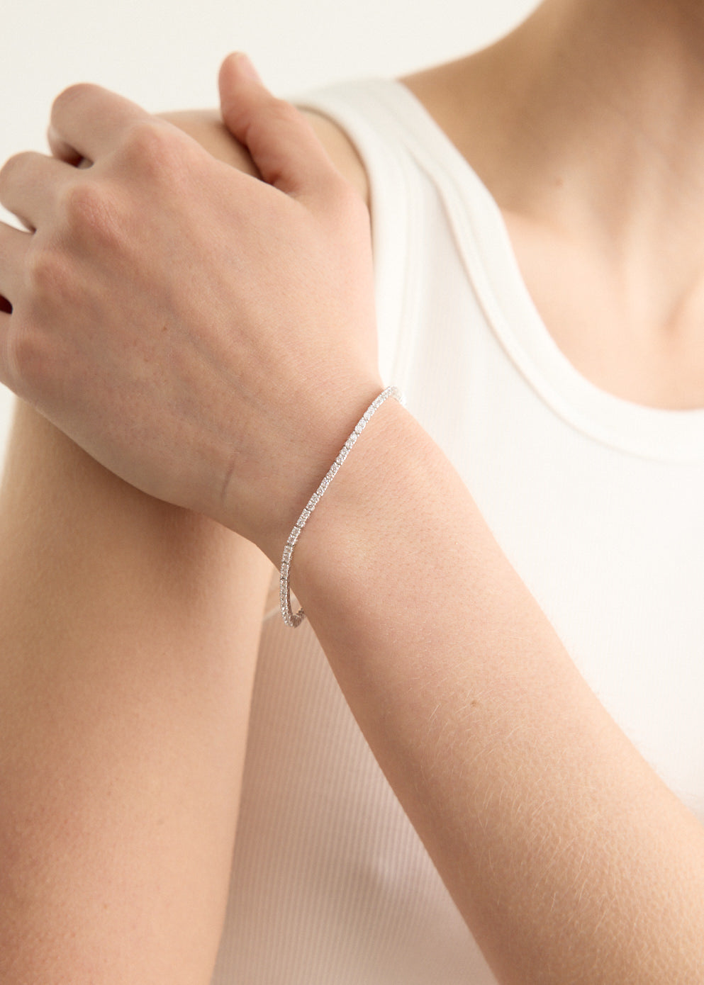 Silver Tennis Bracelet