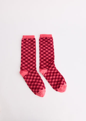 x Wales Bonner Check Socks