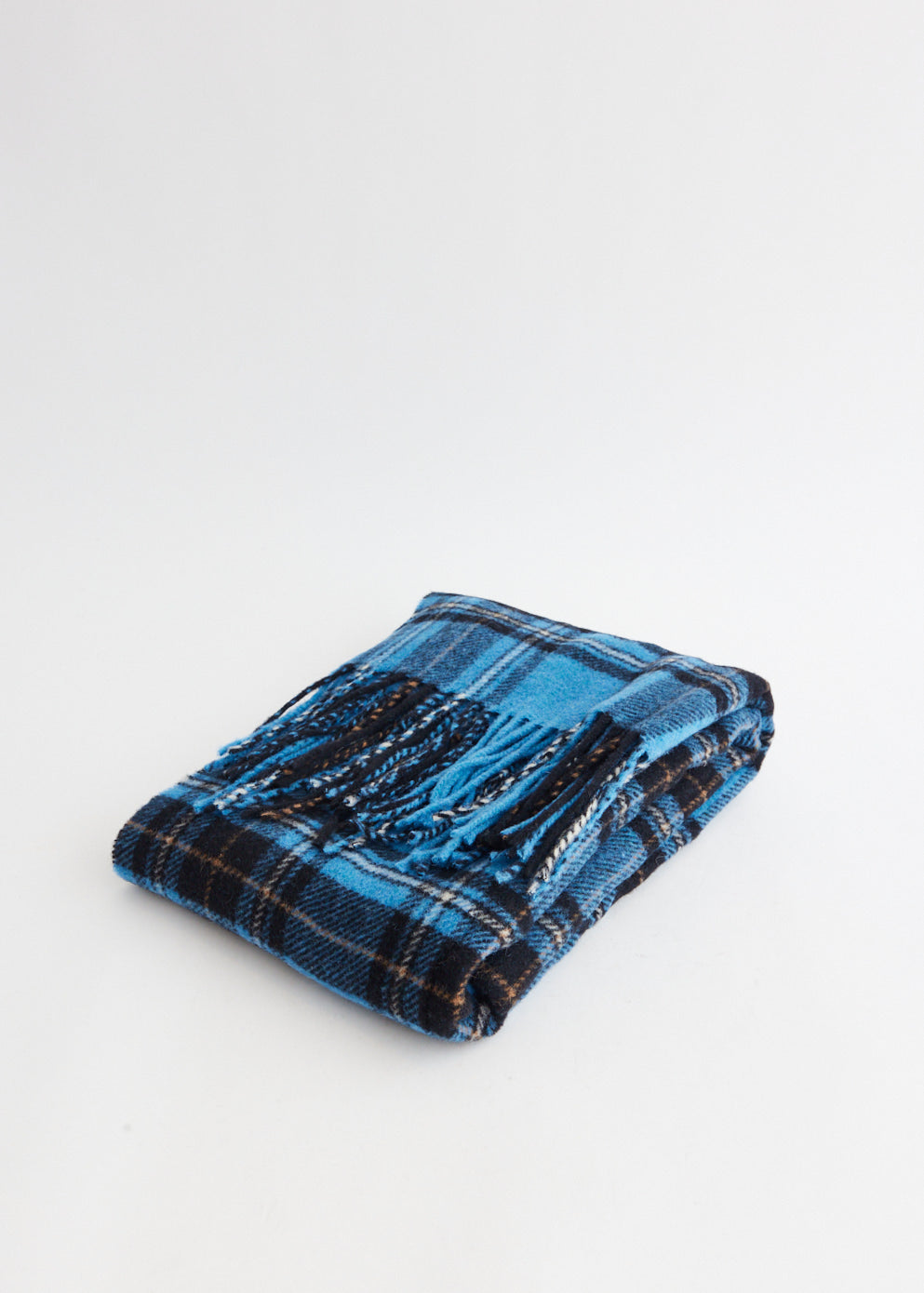 Recycled Wool Fringed Scarf