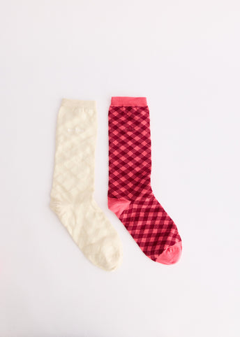 x Wales Bonner Check Socks