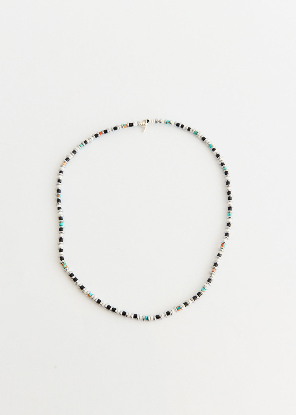 Hematite Roundel Beads Necklace