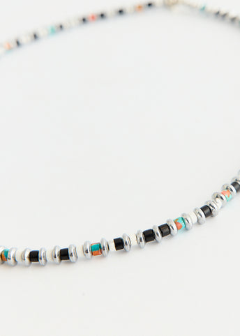 Hematite Roundel Beads Necklace