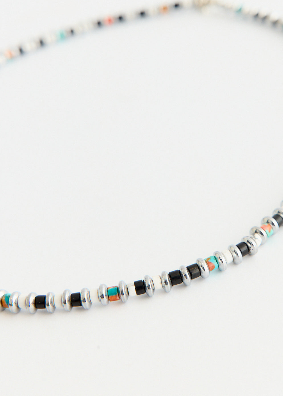 Hematite Roundel Beads Necklace