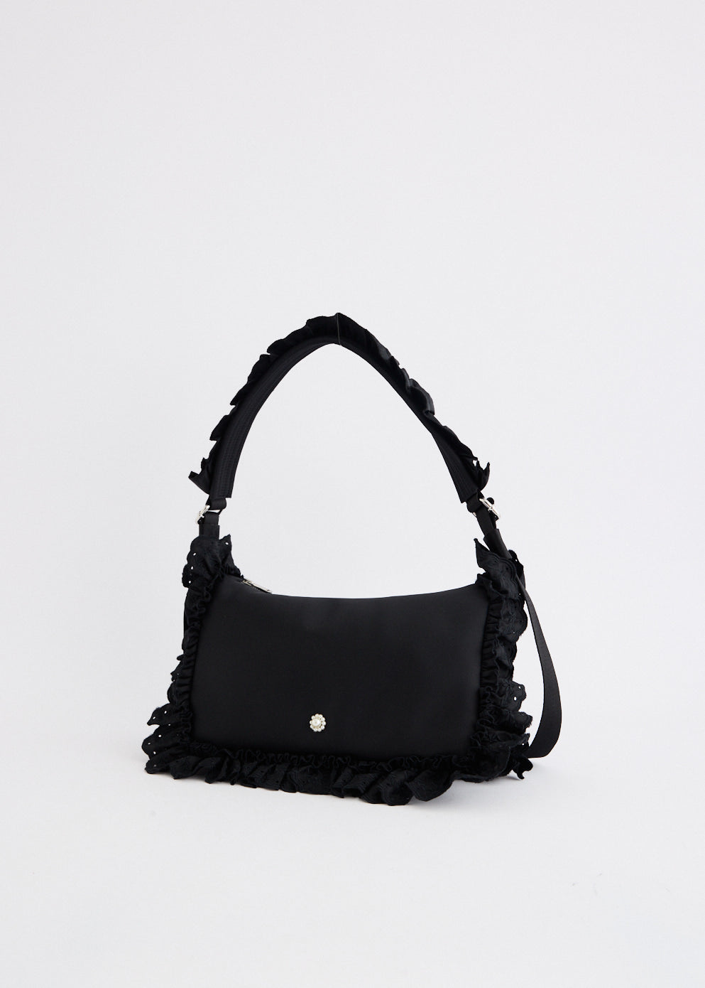 Pillowcase Shoulder Bag With Daisy