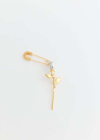 Rose Charm Earring