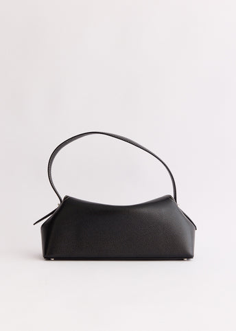 T-Lock Grained-Leather Shoulder Bag