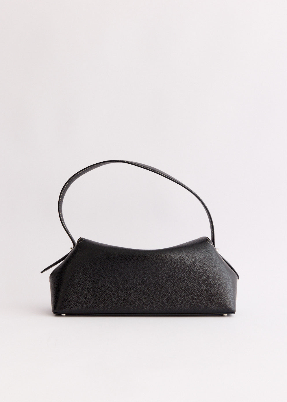 T-Lock Grained-Leather Shoulder Bag