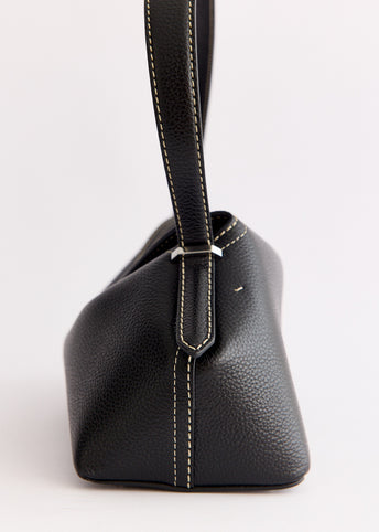 T-Lock Grained-Leather Shoulder Bag