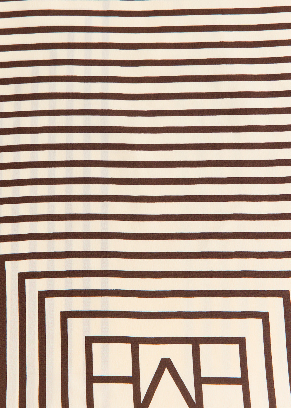 Centered Monogram Silk Scarf