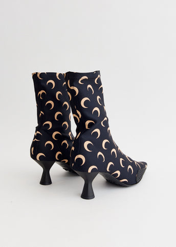 Moon Printed Jersey MS Boots