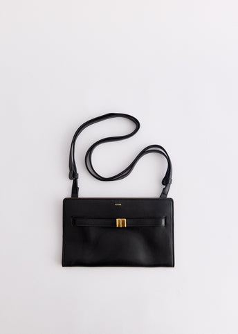 Belted Leather Crossbody