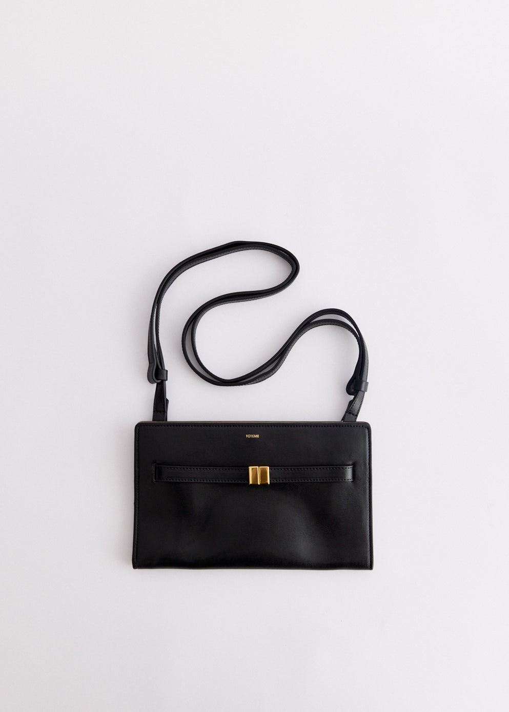 Belted Leather Crossbody