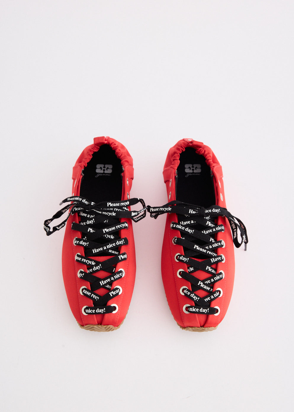 Lace Up Sporty Ballerinas