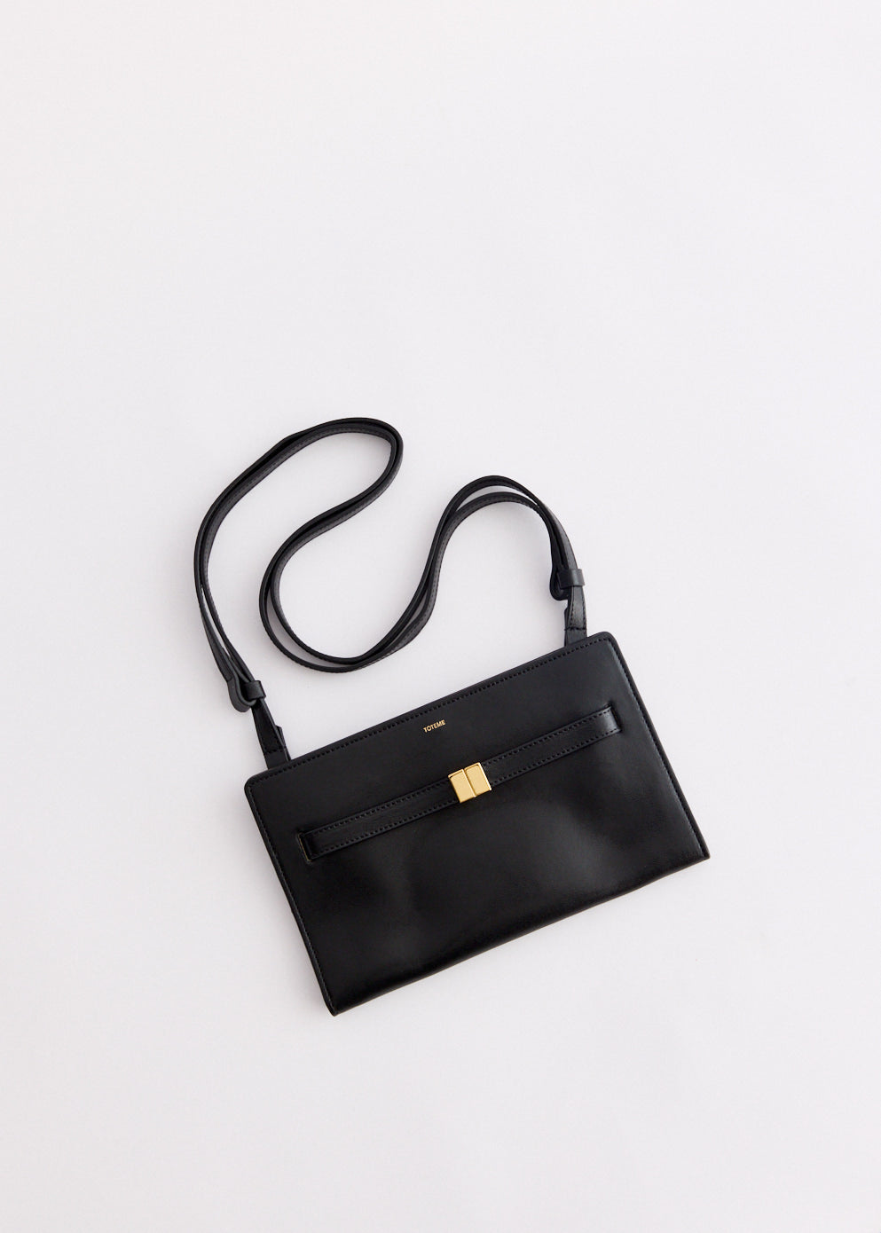 Belted Leather Crossbody