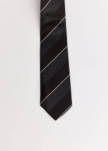 Silk Wide Stripe Tie