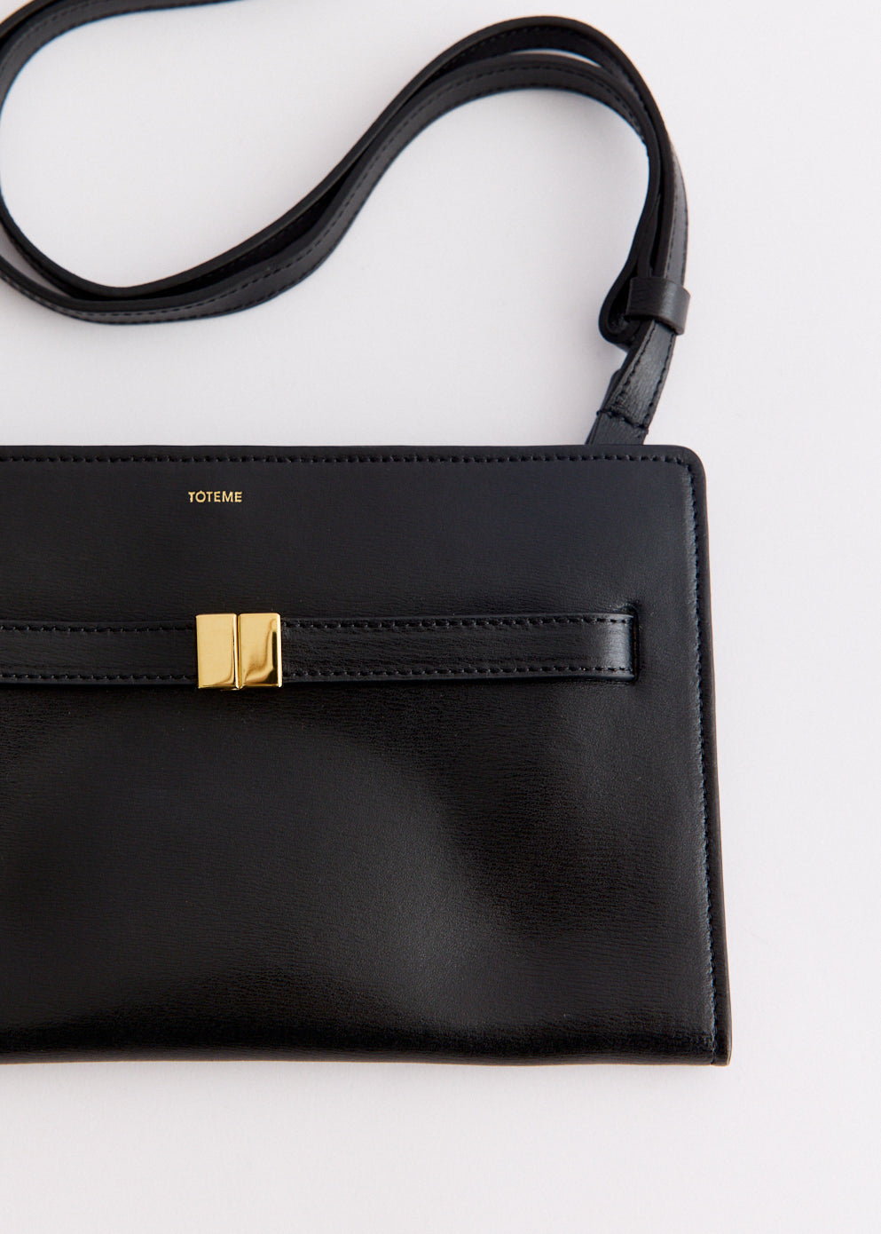 Belted Leather Crossbody