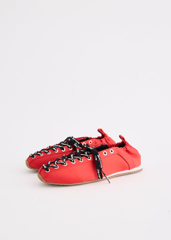 Lace Up Sporty Ballerinas