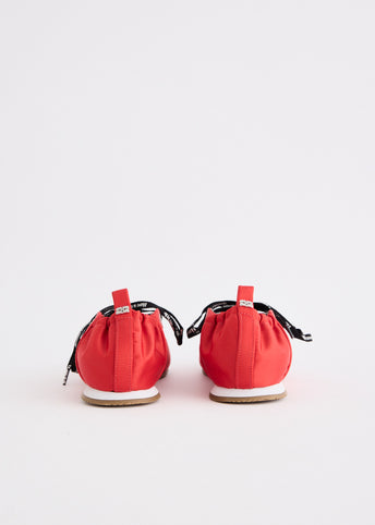 Lace Up Sporty Ballerinas