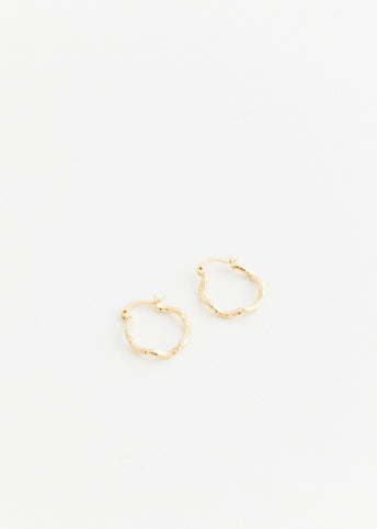 Wave Hoop Earrings