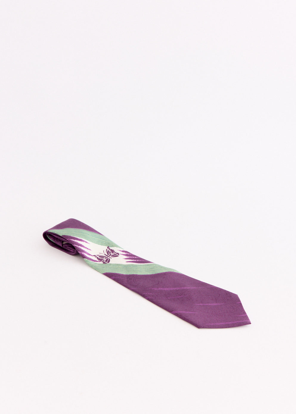 Silk Paisley Satin Neck Tie