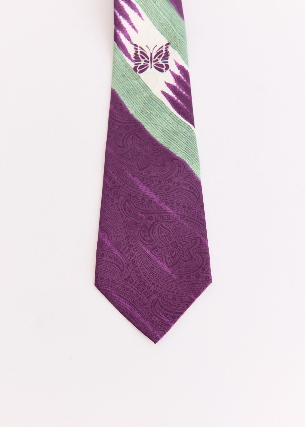 Silk Paisley Satin Neck Tie