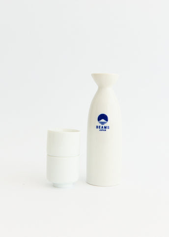 Sake Bottle And Cup Set (1 Bottle And 2 Cups)