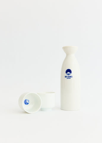 Sake Bottle And Cup Set (1 Bottle And 2 Cups)