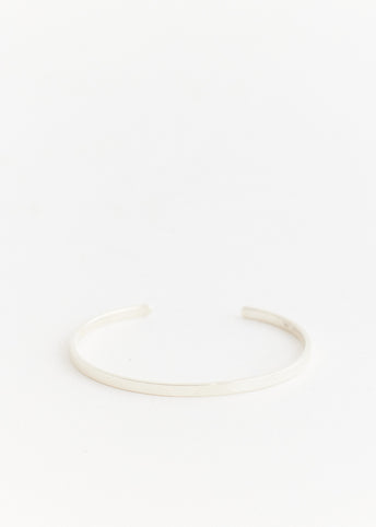 Silver Slim Bangle