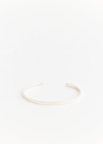 Silver Slim Bangle
