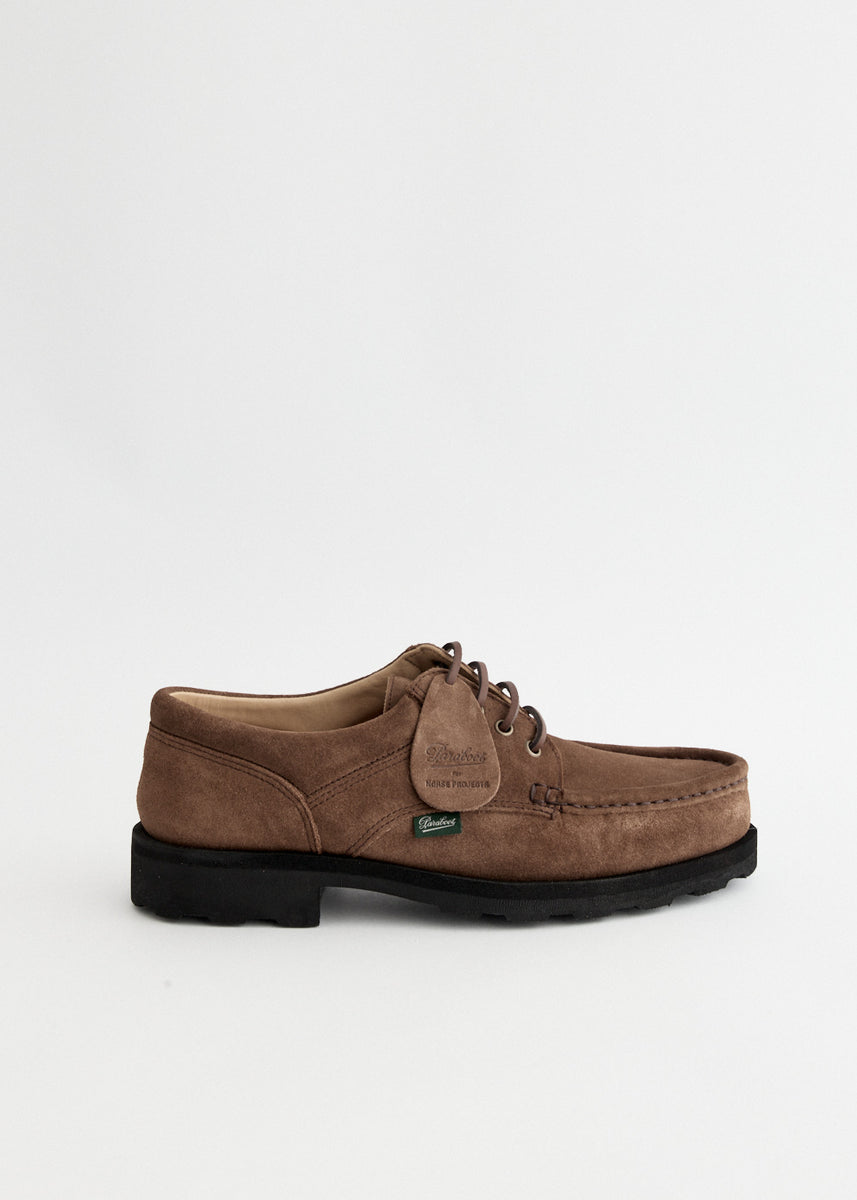 ブーツその他 Paraboot Brown Shoes With Norwegian Stitching Paraboot Women's Orsayti/Griff Marron - Lis Acajou – Totem
