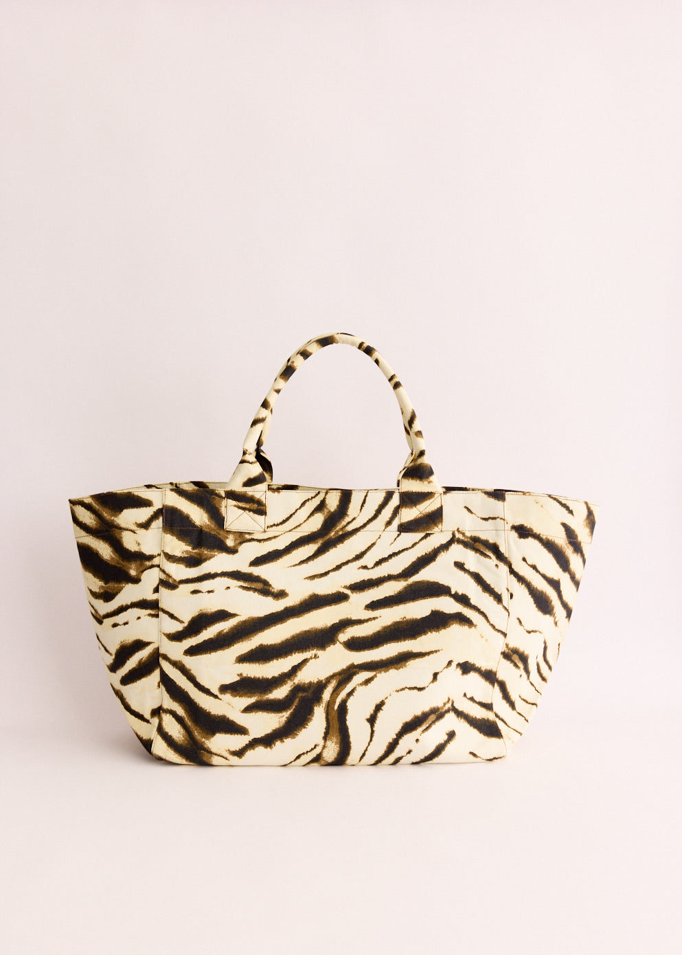 Shopper XXL Pocket Zebra Print Tote