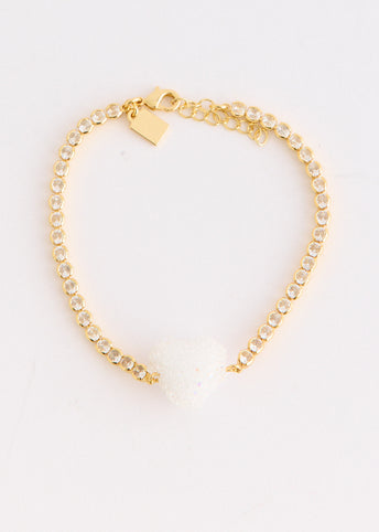 Jelly Heart Tennis Bracelet