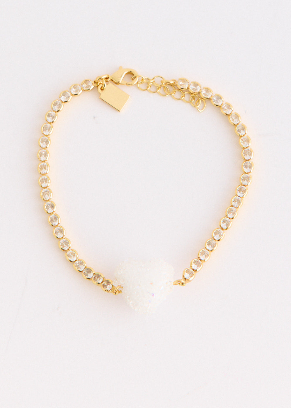 Jelly Heart Tennis Bracelet
