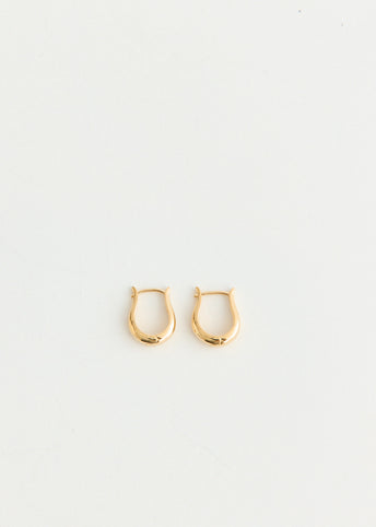 U-Shaped Hoop Earrings