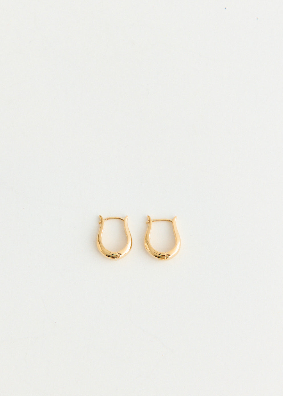 U-Shaped Hoop Earrings