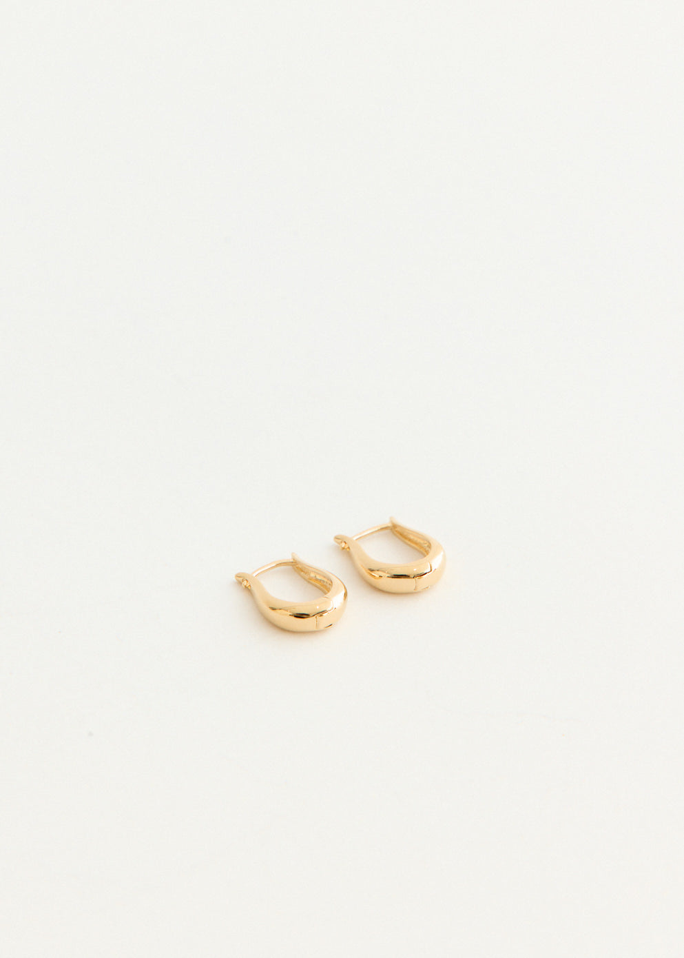 U-Shaped Hoop Earrings