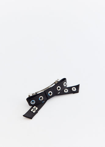 Eyelet Bow Barrette