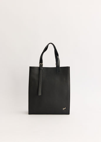 Four Grain Leather Tote Bag