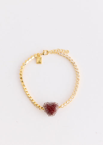 Jelly Heart Tennis Bracelet