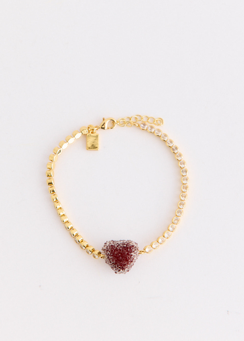 Jelly Heart Tennis Bracelet
