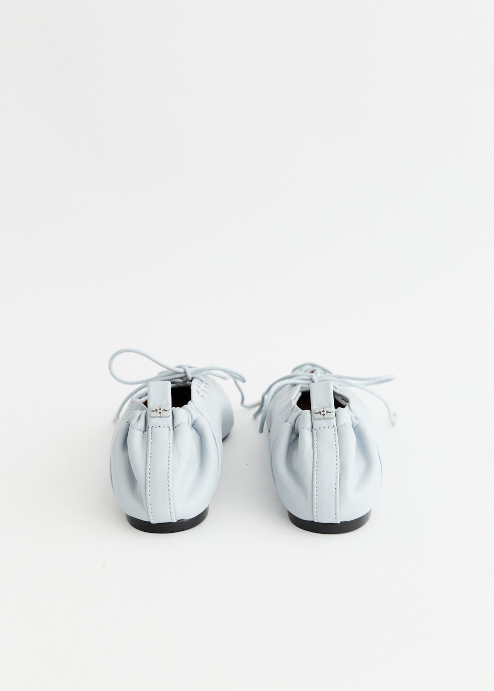 Eyelets Lace Up Ballerinas